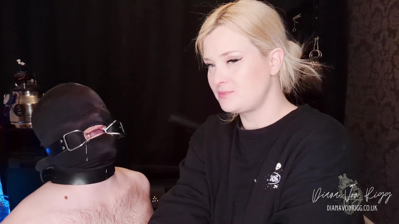 Diana Von Rigg: Hogtie Struggle for My Spit