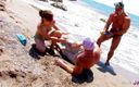 Full porn collection: Two guys fuck on the beach horny Milf Leane Fontaine...