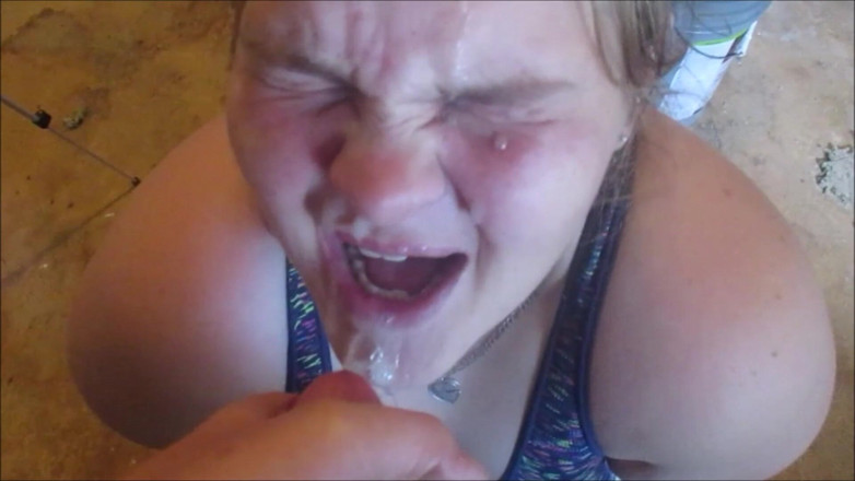 Sadee Rain: Sadee get dick sucked and give huge facial