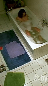 MILF Does Personal Hygiene in the Bathroom