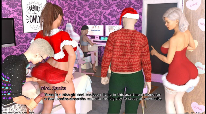 XXX Games Bunk: Laura Lustful Secret Christmas 2023 Cam Slut Tricks Couple in Live...