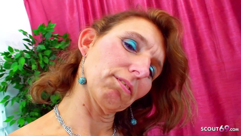 Full porn collection: Ugly skinny mature with extremely hairy pussy gets fucked by...