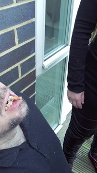 Human Ashtray