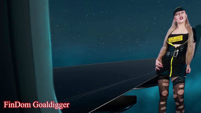 FinDom Goaldigger: 貞操を守るために逮捕された