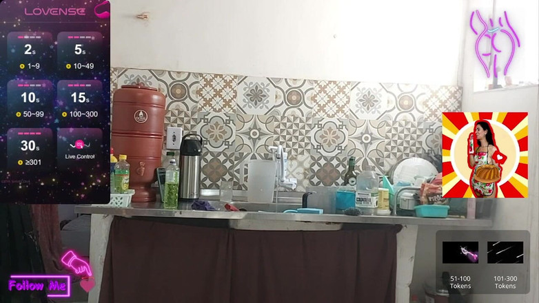 Renatinharj: 与小凡妮莎·迈克在厨房里的热性爱