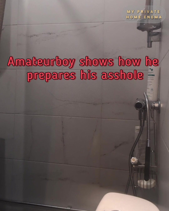 Oznob Oznofla: My Private Shower Home Enema