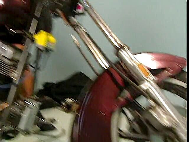 Back to School: Gadis kampus bertato ngentot di atas sepeda