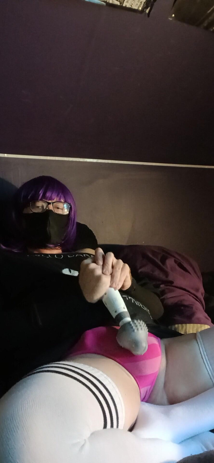 Raven LeSynn: Vibrator Masturbation and Cumming Through Panties with Raven Letrap