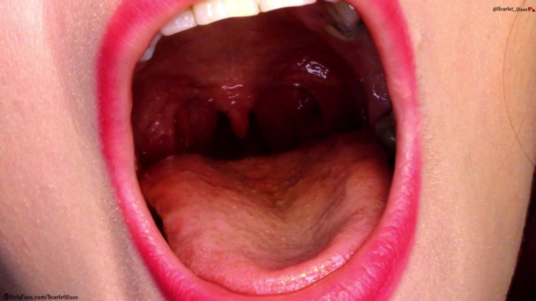 Scarlet Vixen: Gola, uvula e bocca esibizione