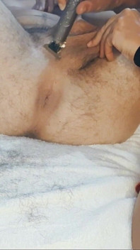 She Shave My Balls, Cock and Ass.