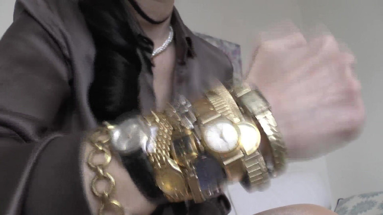 Lady Victoria Valente: 자위하는 동안 시계 상속 섹시한 시계 소리 후, 레이디 빅토리아 발렌테