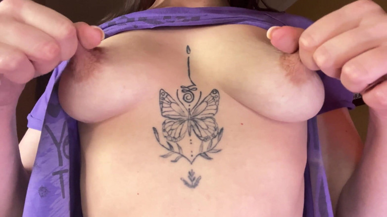Kristi Ren: The MILF's Nipples Poked Through Her T-shirt, and She Couldn't...