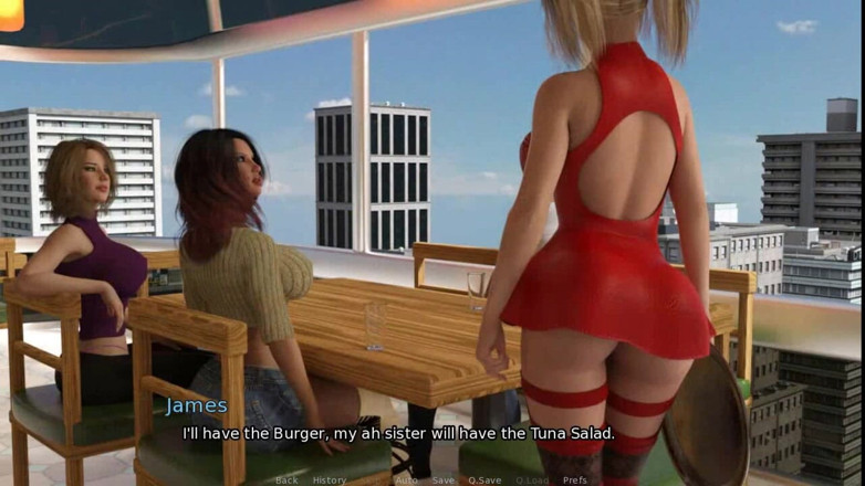 Dirty GamesXxX: Жажда моих гостей: обед в ресторане с двумя девушками, эпизод 12