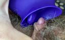 Cute Blonde 666: Extreme closeup big clit licking toy orgasm hairy pussy