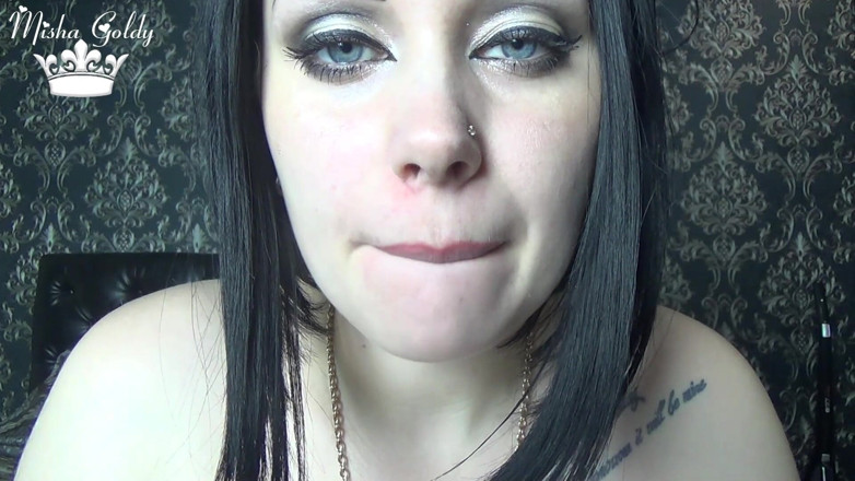 Goddess Misha Goldy: Tongue &amp; Spit &amp; Lips