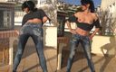 Alexandra Wett: Оргазм у джинсах! Коли сечовий міхур повний до країв!
