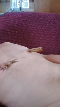 Nipple Suckers Bob and Jerk off with Clamps