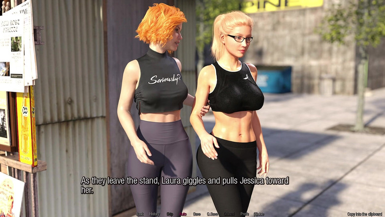 Joystick Cinema: Berita keras Jessica o'neil - (pt 21) - novel visual