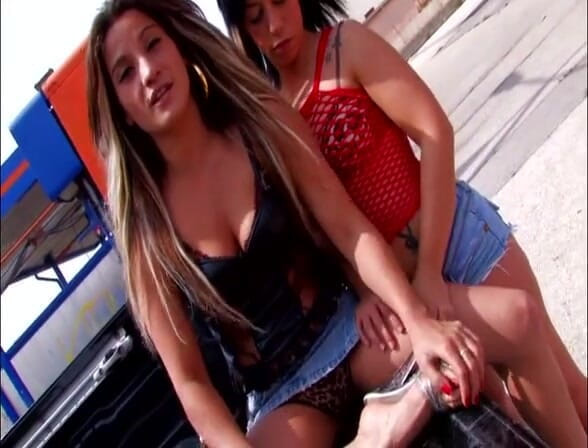 European Classics: Incredible sluts find a guy to fuck outside