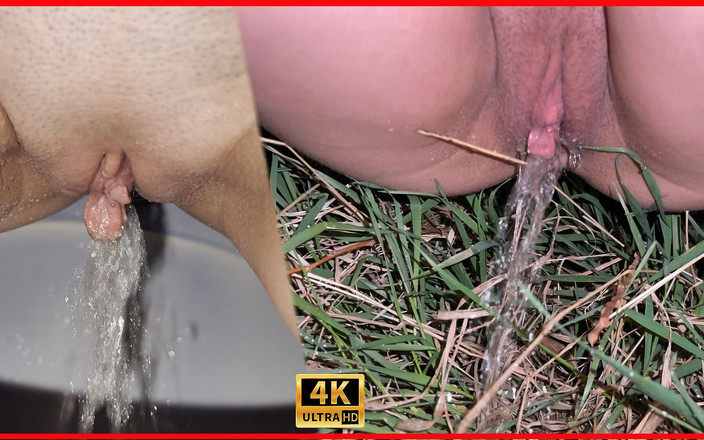 Amelia Queen: 편집물! 다른 공중 화장실에서 오줌 싸기! 클로즈업! POV!