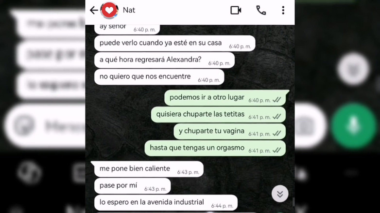 Natasha Caseros: 和我继女的朋友的热辣聊天