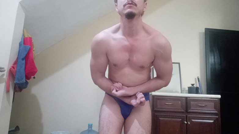 Tabasco Jake: Handsome White Latino Working Out in Jockstrap