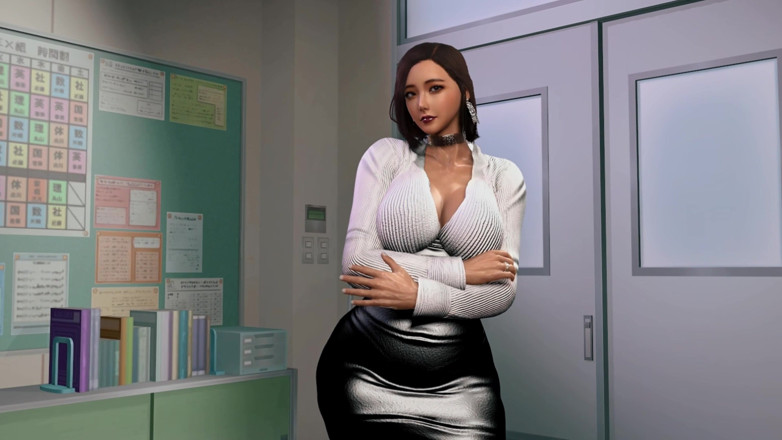 Why fuck so hard: 3D Super Horny Slut MILF Teacher Have Blowjob Sex with...