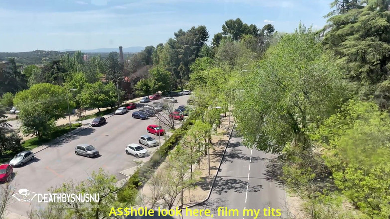 Pamsnusnu: Kabelbaanrit in landhuis Madrid met rondborstige babe eindigt in pijpbeurt