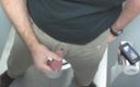 Tjenner: Me Jerk off and Cumming in a Bathroom at the...