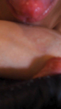Teasing Big Milky Tities with Toothbrushes