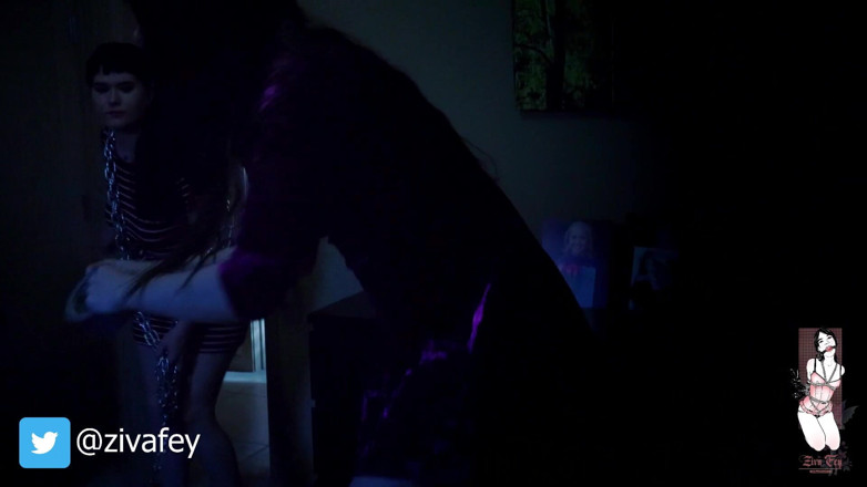 Ziva Fey: Ziva Fey - WAM raw meat feet revenge with Larzstord and...