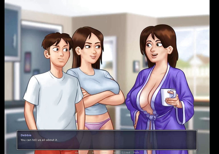 Dirty GamesXxX: 夏のサガ:ホット熟女と彼女のミルクep 57