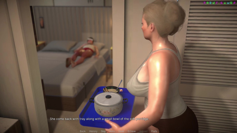 Porny Games: Friendly Housewife by White Foam - Busty Stepmom Takes Good Care...