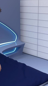 Stranded in Space #02 - Horny Black Girl Zarah Is Waiting for Me in My Bed