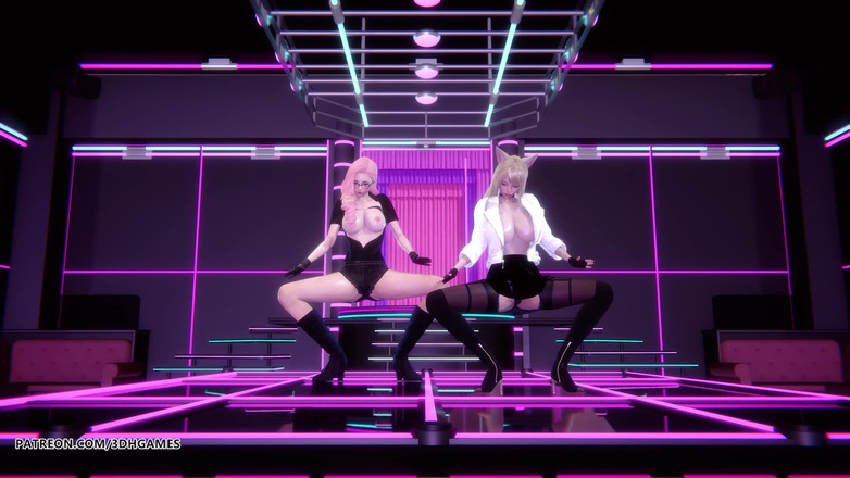 3D-Hentai Games: Piąta Harmonia - Warto Ahri Seraphine Sexy Striptiz 4K