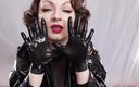 Arya Grander: ASMR video with oily medical gloves