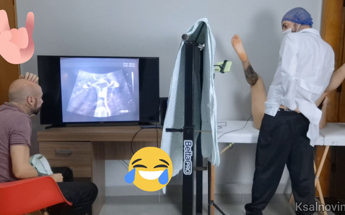 ksalnovinhos: 妻子与丈夫在超声波。