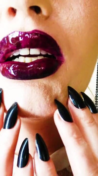 Wet Lipstick Kisses