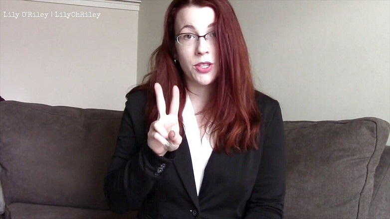 Lily O'Riley: Lady fortunato gioco di masturbazione a 10 carte