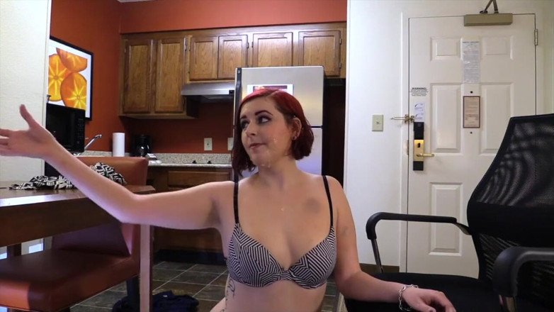 Real Amateur Sluts: Lovely Coed gives BBC blowjob