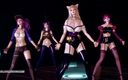3D-Hentai Games: Popstars Ahri Akali Evelynn Kaisa the best uncensored 3D striptease
