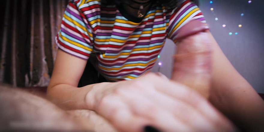 YourCuteEvil: Cute kitten hungry for cock - sloppy blowjob POV close up 4K