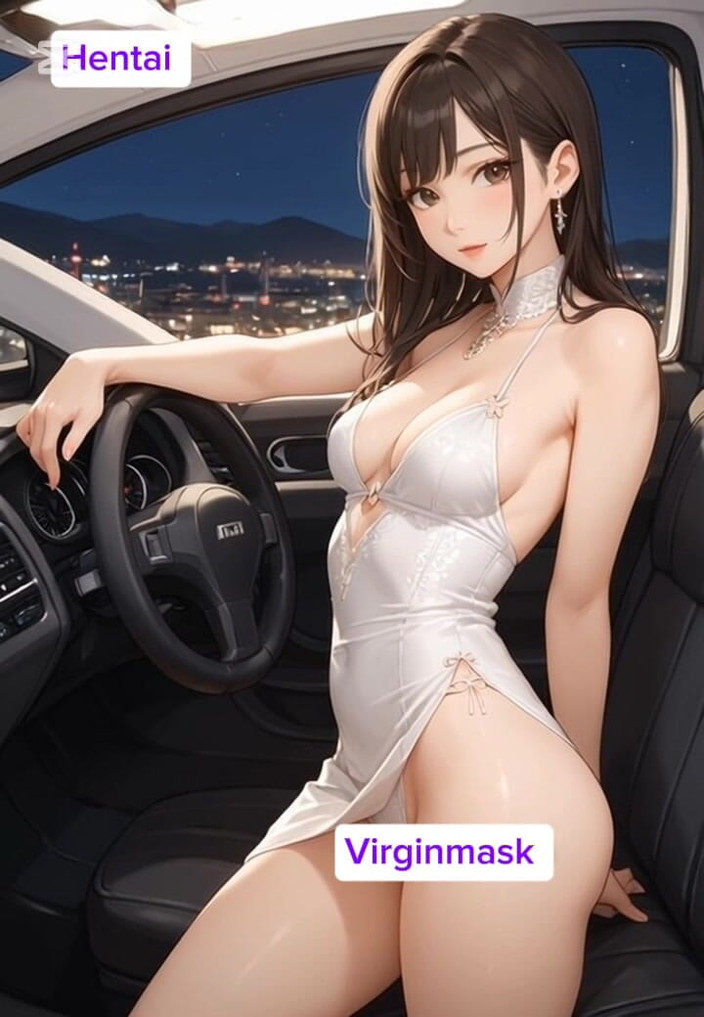 Virgin masks: Unidad hentai tabú: ¡la follada salvaje del coche de la esposa...