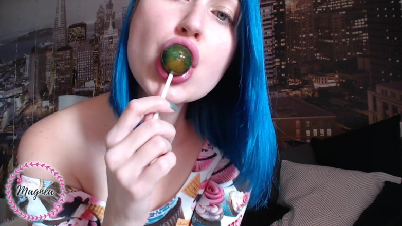 Magnea: Licking your lollipop