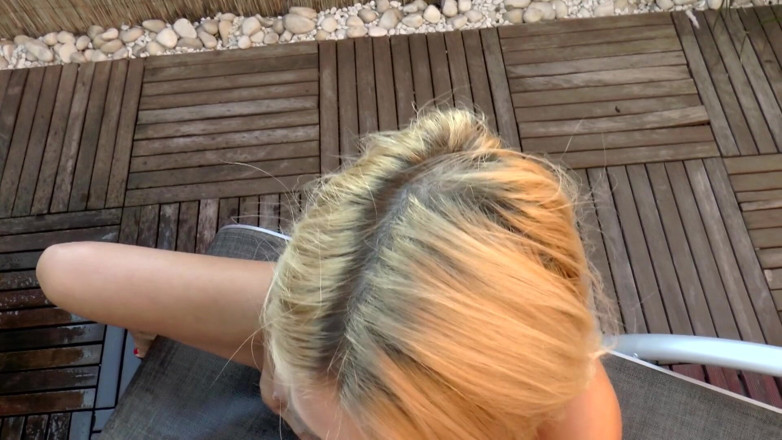 We are horny Fuck Party XXX GangBang: Sexy hairy blonde gets fucked in her pussy outdoor