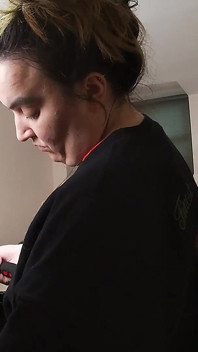 Busty Stepmom Needs Help Applying Lotion in Her Asshole Bts