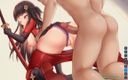 LoveSkySan69Real: Live Waifu wallpaper - parte 22 - anal samurai chica por loveskysan