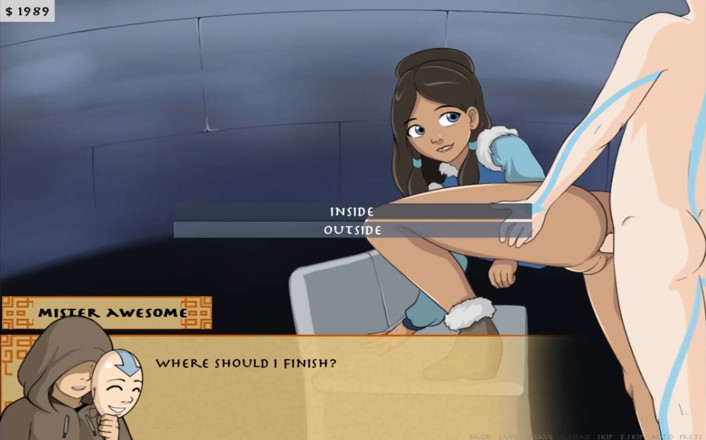 Cartoon Play: Four elements trainer part 13 (Book 1 water) (Slave route)
