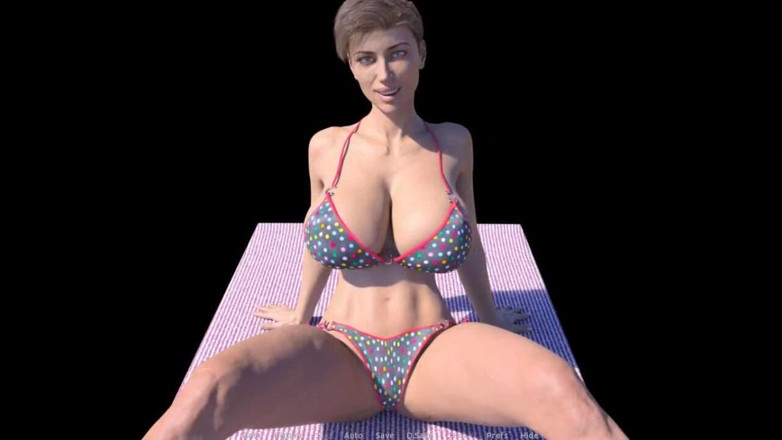 Dirty GamesXxX: Der Besuch: Sexy MILF, riesige titten, großer schwanz und massives...