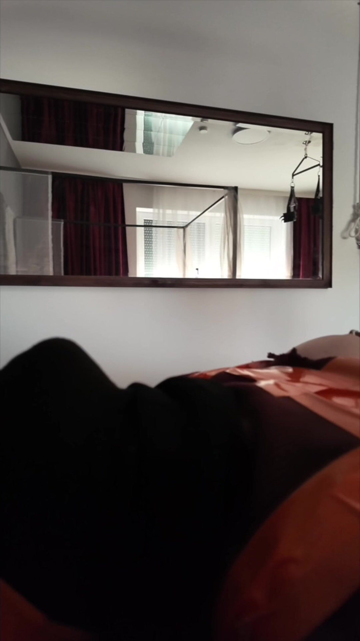 Elena917: Part 2 - Tape Bondage, Crop Spanking, Nipple BDSM, Orgasms